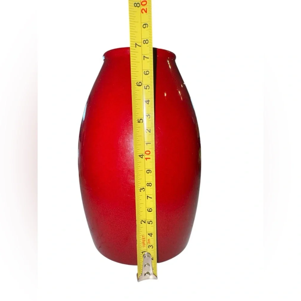 Pier 1 Red Scheurich Amano Oxblood Red Vase